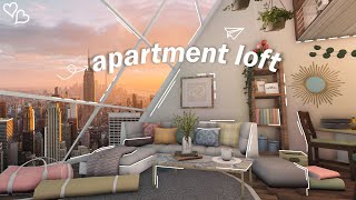 Bloxburg Apartment Loft  Speedbuild No Transform Gamepass [upl. by Ninette913]