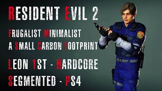 Leon 1st  Hardcore  Frugalist Minimalist A Small Carbon Footprint  Resident Evil 2 Remake [upl. by Namie]