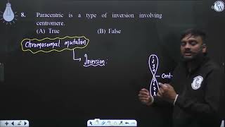 Paracentric is a type of inversion involving centromere [upl. by Enelak]