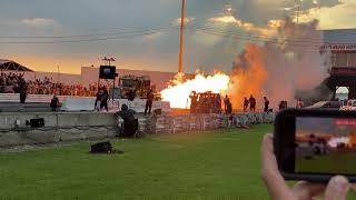 Hellfire Jet Truck 1st run july31 2021 Grand Bend Motorplex IHRA Canadian Nationals [upl. by Myrwyn]