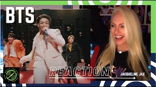 BTS Dynamite Reaction Grammy Awards [upl. by Halvaard]