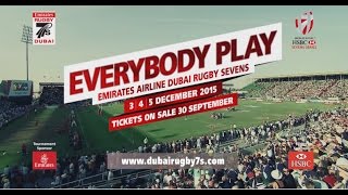 Emirates Airline Dubai Rugby Sevens Tickets On Sale 30th September [upl. by Nassi]