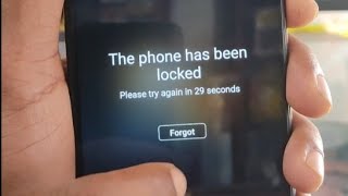 The Phone has been Locked  How to Unlock Vivo 1806 Unlock [upl. by Elana]