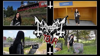 MayheM Tour  Visiting Euronymous and Other Places [upl. by Ardnua885]