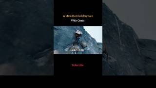 A Man Stuck In Mountain With Goats  Movie explained in hindi  Hollywood movie shorts movie [upl. by Lamee]