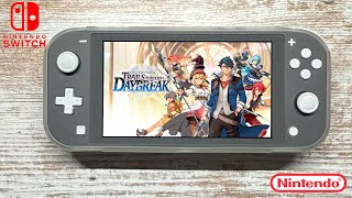 The Legend of Heroes Trails through Daybreak Nintendo Switch Lite Gameplay [upl. by Aitropal]