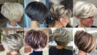 Angled Bob Haircut  bob hairstyles hair trending [upl. by Lavery]