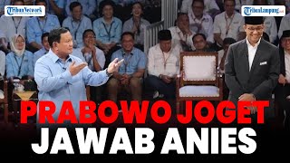 Gibran Loncat saat Prabowo Bahas soal MK  Prabowo Joget Jawab Serangan Anies  Debat Capres [upl. by Enirhtac400]