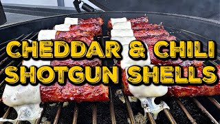 CHEDDAR amp CHILI BBQ SHOTGUN SHELLS [upl. by Ambrose]