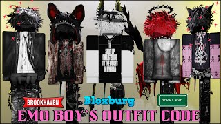 New Aesthetic Outfit Codes for Bloxburg Berry Avenue and Brookhaven  Boy Outfits Code 2024 Part 13 [upl. by Laen]