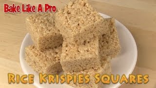 Best Rice Krispies Squares Recipe [upl. by Fotinas416]