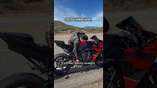 2013 YAMAHA R1 Coffman Shorty Side Exhaust Sound motorcycle yamaha bike shorts foryou viral [upl. by Yecnuahc]