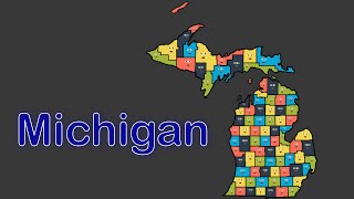 Michigans 83 Counties Learn About Michigan Song by CDM [upl. by Tuppeny449]