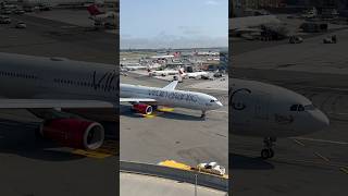 Virgin Atlantic A330300 rolling by at JFK shorts [upl. by Aicnom67]