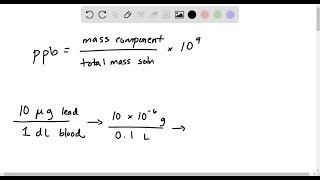 Persons are medically considered to have lead poisoning if they have a concentration of greater tha… [upl. by Rudin]