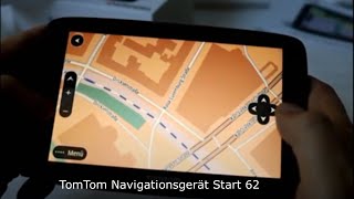 TomTom Navigationsgerät Start 62 6 Zoll KartenUpdates Europa Fahrspurassistent TMC [upl. by Eelamme]