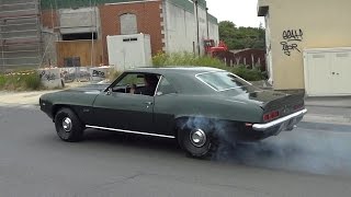 1969 Chevrolet Camaro ZL1 Clone Sound Burnout amp Acceleration [upl. by Madea805]