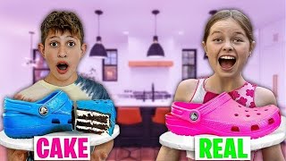 Real or Cake Challenge [upl. by Sandon]