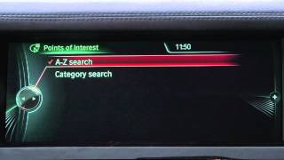 BMW Navigation Interactive Map [upl. by Rebmyt564]