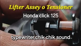 Honda Click Tensioner paano ayusin ang tunog typewriter at paano mag palit [upl. by Duwalt]