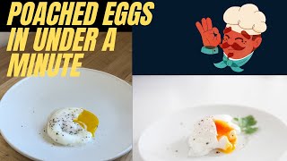 How to Make Poached Eggs in the Microwave Under One Minute [upl. by Mackler]