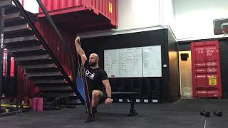 Functional Strength  Bulgarian Split Squat Y Band Contralateral  ON AIR [upl. by Aleik133]