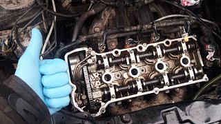 How to adjust valve clearance in suzuki and honda engines with valve shims TUTORIAL [upl. by Ahsikit]