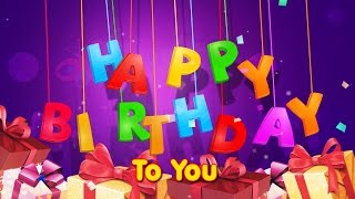 Happy birthday song English  Frensh  Arabic  Spanish  SanaEla [upl. by Navar111]