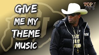 Coach Prime  Top 5 quotGIVE ME MY THEME MUSICquot  Compilation [upl. by Tung]