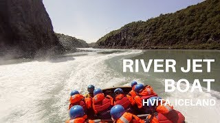 Jet Boat Tours  Hvítá Iceland [upl. by Izawa]