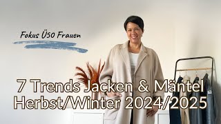 7 Jacken und Manteltrends HerbstWinter 20242025 [upl. by Fanestil]