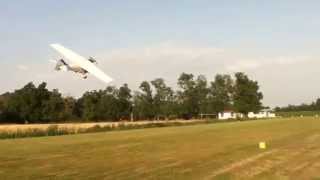 Crash of an ULM takeoff in France [upl. by Kus]