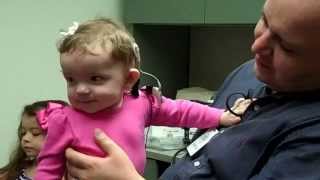 Nalas 1st Cochlear Implant Switch On Let There Be Sound [upl. by Ttenna]