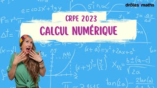 CRPE 2023  Live du dimanche  Calcul numérique [upl. by Kim]