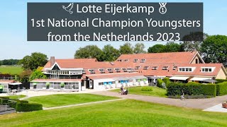 Lotte Eijerkamp National Champion Young Birds 2023 [upl. by Arielle]