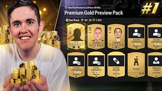 INSANE PACK LUCK  The EA FC 24 Road to Glory  Episode 1 [upl. by Anerat]