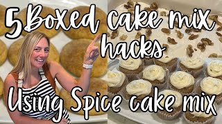 5 Amazing SPICE CAKE MIX RECIPES that will Blow Your MIND  DoctoredUp Box Cake Mix Recipes [upl. by Ikkela]