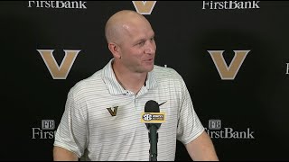 Vanderbilt Football  Clark Lea Alabama Postgame [upl. by Ermine]