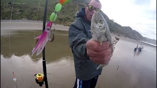 NZ Surfcasting  Kairakau Beach Surfcasting Session [upl. by Lewes169]