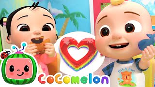 Jello Color Song  CoComelon  Sing Along  Nursery Rhymes and Songs for Kids [upl. by Pember]