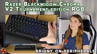 Razer Blackwidow Chroma V2 Tournament edition – Tenkeyless Keyboard Review [upl. by Akcirahs]