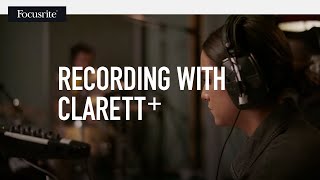 Recording with Clarett  Focusrite [upl. by Atnuahs]