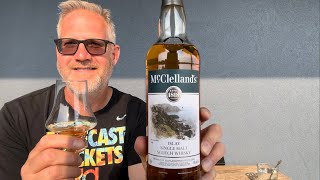 McClelland’s Islay Single Malt Scotch Whisky Uncorking [upl. by Annhoj]