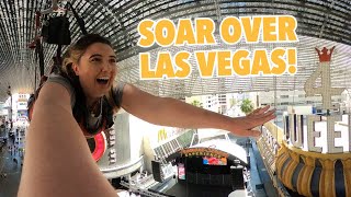 Take Flight Over Las Vegas on the SlotZilla Zipline [upl. by Eolhc335]