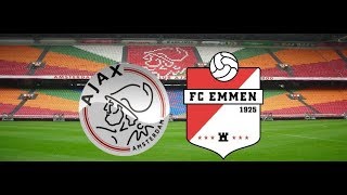 AJAX VS FC EMMEN LIVE MET DE VOETBALCOMMENTATOR 214 [upl. by Narba]