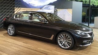 2016 BMW 7 Series G11 Preview Quick WalkAround Tour  paultanorg [upl. by Elrebmik]