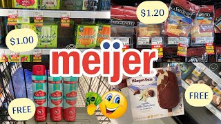 Meijer Best Deals 1126122  Cheap food amp freebies 💰 [upl. by Aipmylo649]