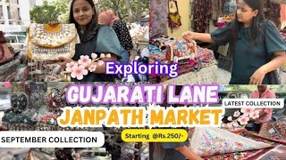 Janpath Market Gujarati Lane 🦋 Boho Bags Afghani jewellery Janpath Market [upl. by Cirek]