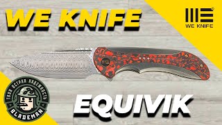 Нож WE Knife Equivik Flipper Knife CPM 20CV Titanium amp Carbon Fiber Handle WE23020DS1 [upl. by Urial966]