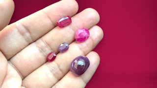 Price List of Natural Ruby Gemstones  Yaqoot Stone Price [upl. by Oecam]